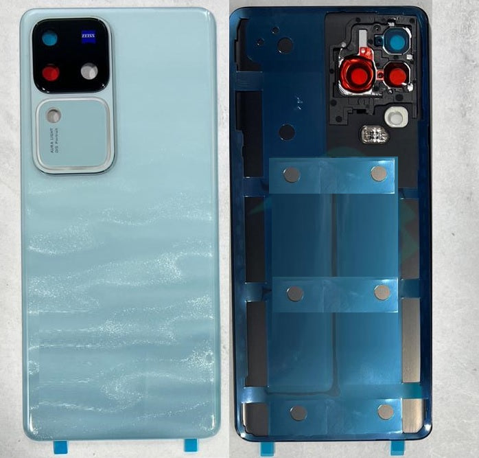 Back Panel With Camera Glass for Vivo V30 pro Blue Back Panel With Camera Glass for Vivo V30 pro Blue